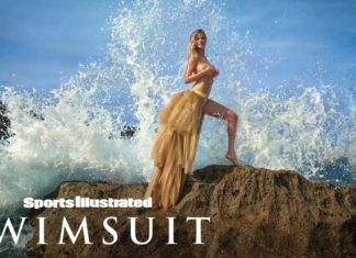 Kate Upton Takes A Tumble, Avoids Nip Slip For Majestic Photoshoot