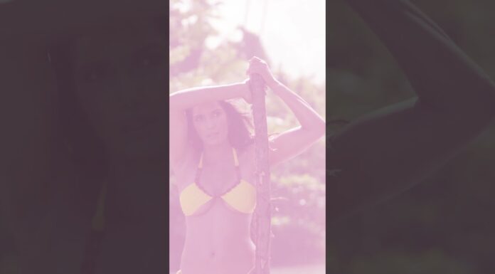 Padma Lakshmi makes her first Swimsuit Problem look.